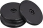 MECCANIXITY 4inch Rotating Swivel Stand with Steel Ball Bearings Lazy Susan Base Turntable for Kitchen Corner Cabinets, Black Pack of 4