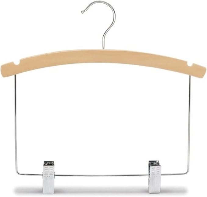 ClosetHangerFactory 12" Childrens Wooden Display Hanger [ Bundle of 25 ]