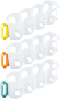 ULTECHNOVO 3pcs Portable Soda Can Organizer Refrigerator Shelf Beer Can Holder with Carrier Handle for Juice Drink Beer Fridge Storage Sliding Rack