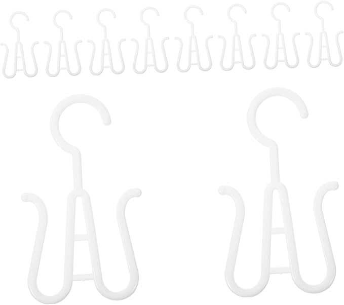 10pcs Boot Rack Hooks for Slippers Boots Plastic Shoe Organizer for Home Store -saving Hanging Hangers for and Storage