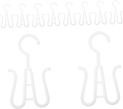 10pcs Boot Rack Hooks for Slippers Boots Plastic Shoe Organizer for Home Store -saving Hanging Hangers for and Storage