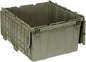 Quantum QDC2420-12 Distribution Bin, Heavy Duty Attached Top Container, 19-3/8"W x 23-7/8"L x 12-1/2"H Overall Size, 2.44 Volume