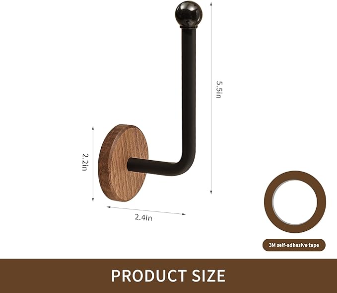 hat racks (2pcs) Wall-mounted hat rack, multi-functional wall hook, self-adhesive wall-mounted hat storage organizer for wardrobe
