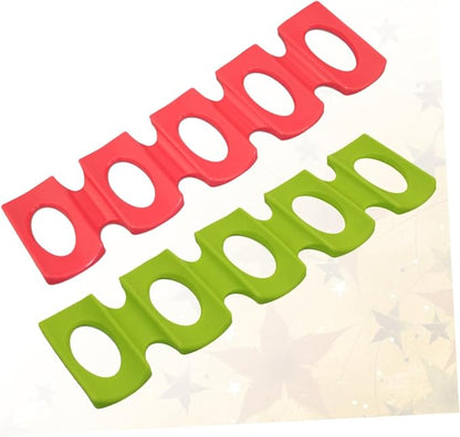 2pcs Beer Mat Can Holder for Refrigerator Silicone Drink Stacking Mat Beverage Storage Rack Fridge Wine Holder