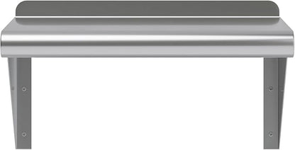 AmGood 10" X 16" Stainless Steel Wall Shelf | Metal Shelving | Garage, Laundry, Storage, Utility Room | Restaurant, Commercial Kitchen | NSF