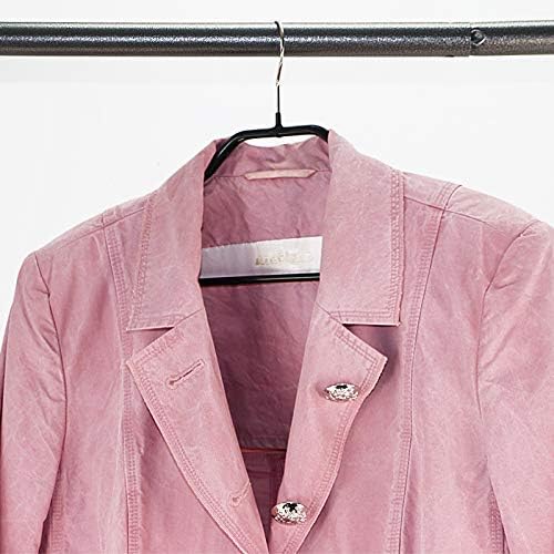 Mawa by Reston Lloyd BodyForm Series Non-Slip Space-Saving Extra Wide Clothes Hanger for Jackets, Suits & Coats, 18 1/4" Wide, Style 46/L, Black 1-Piece