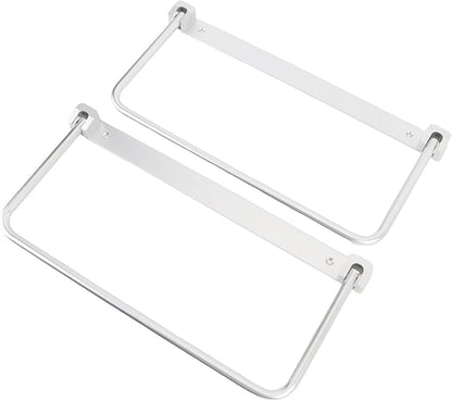 Foldable RV Shoe Rack, Alumiun Alloy Hanging Shoe Storage Shelf for Motorhome Yacht, Wall Mounted Shoe Organizer for RV with Installation Screws, Fitment for RV, Travel Trailer,