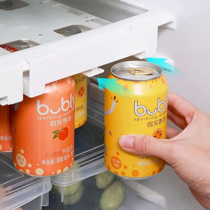 Hanging Soda Can Organizer Stacking Can Dispensers Refrigerator Hanging Storage Rack Beer Sorting and Storage Rack Beverage Storage Rack