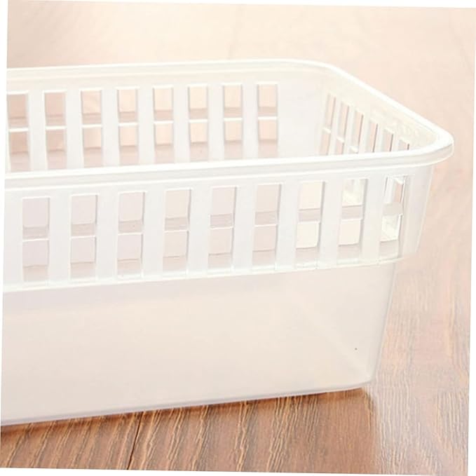 Cabilock Refrigerator Fruit Container Freezer Drawer Organizer Pantry Storage Fridge Bins Kitchen Organizer Compact Sturdy Ventilated for Fruits Drinks Sauce Bottles Random Color