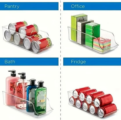 Stacking Can Dispenser，Soda Can Organizer for Pantry,Soda Can Drink Organizer Dispenser for Refrigerator Fridge Pantry，Refrigerator Organizers and Storage Sack Canning Racks，1 Pack