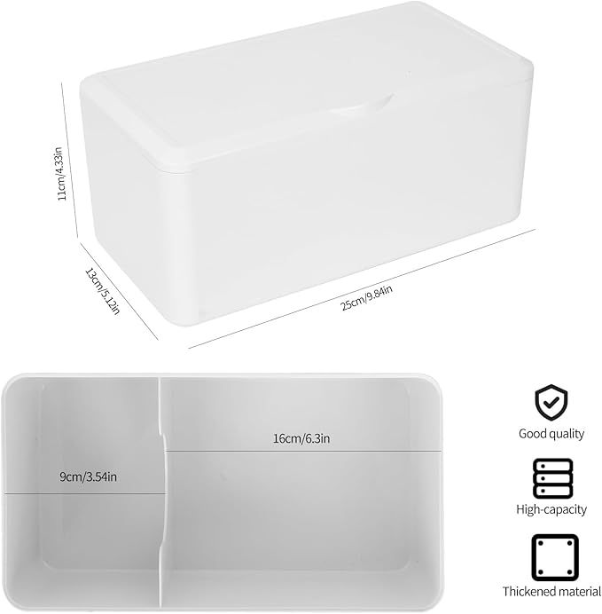 Pad and Tampon Organizer for Bathroom,Sanitary Napkin Holder, Pad and Tampon Organizer for Period, Sanitary Napkin Storage Container, Black