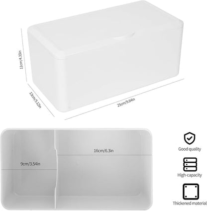 Pad and Tampon Organizer for Bathroom,Sanitary Napkin Holder, Pad and Tampon Organizer for Period, Sanitary Napkin Storage Container, Black