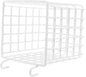 SOLUSTRE Iron Hanging Basket Storage Rack for Kitchen and Bathroom Versatile Wire Organizer for Cabinet Doors Space Saving Design Capacity for Utensils and Toiletries