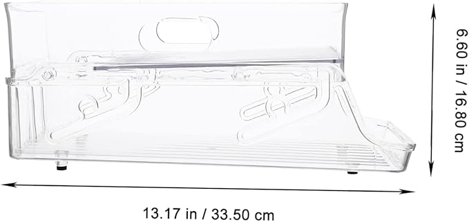 Fridge Can Dispenser Soda Rack for Refrigerator Large Capacity Can Organizer