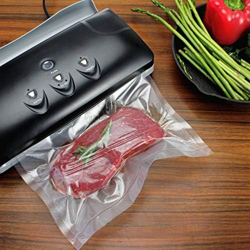 Vacuum Sealer Bags Rolls Compatible with FoodSaver, 2 Pack 11" x 25' and 2 Pack 8" x 25' Fit Inside Machine Commercial Grade Embossed Food Preservation Rolls (Total 100 Feet) - Image 5