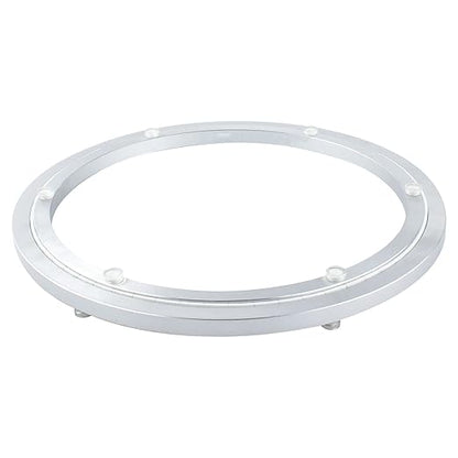 TamBee 14 Inch Mute Lazy Susan Bearing Heavy Duty Aluminum Lazy Susan Hardware Kit Rotating Ring Mechanism for Dining Tables, DIY Projects(Base Only)