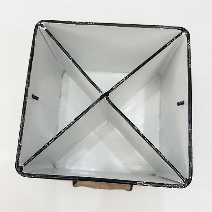 Portable Metal Storage Caddy Organizer with 4 Compartments & Handle, Perfect for Neatly Sorting Kitchen, Office & Bathroom Items，