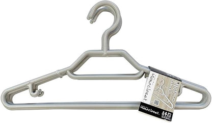 Monocloette Shirt Hangers Set of 5 16.3 inches (41.5 cm) Tie Hook Hitch Hook Camisole Hook Swivel Hook Gray