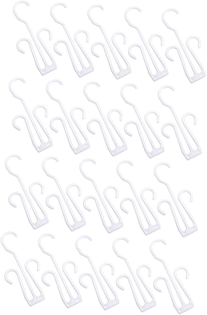 Zerodeko 20pcs Shoe Organizer for Closet Shoe Racks Hanging Hooks for Storage Display