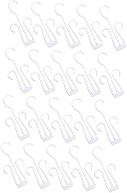 Zerodeko 20pcs Shoe Organizer for Closet Shoe Racks Hanging Hooks for Storage Display