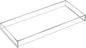 MaxGear Acrylic Vanity Tray, Clear Bathroom Storage Tray for Countertop, Toilet Tank, and Bathtub – Perfect Organizer for Perfume, Soap, Towels, Tissue, Candles, and Plants, 11.8 × 5 × 1.2 Inches