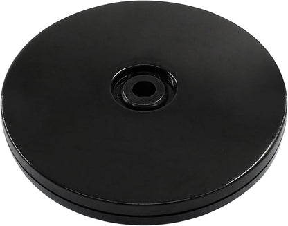 Small Mini Turntable Organizer 4 Inch, Black Acrylic Rotating Turntable Platter Swivel Plate Tray for Pantry Cabinet Spice Rack Cake Table Makeup