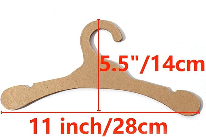 Baby Cardboard Hangers, Eco Friendly Recycled Paper Clothes Hanger for Kids Childrens (20 Pack)