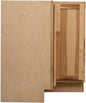 Quicklock RTA (Ready-to-Assemble) | Base Kitchen Cabinets - Shaker Style | Made in America (Rustic Hickory, 36" W x 34.5" Hx24 D Easy Reach)