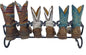 Black Horseshoe Boot Rack