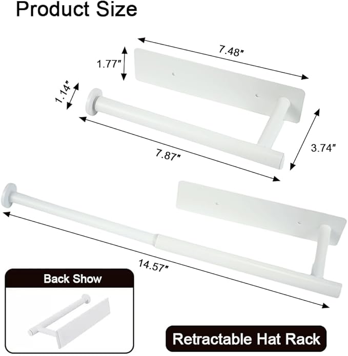 Hat Holder，for Doors, Closet ，Hat Rack for Door ， Baseball Cap Rack ，Closet Hat Rack，Cap Holder，Closet Organization