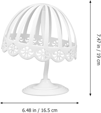 IMIKEYA 2pcs Hat Rack Baby Bonnet Holder Hat Holder Baby Bonnet Rack Display Stands Showing Stand s for Kids Has Polyethylene (pe) White Organizer Child Storage