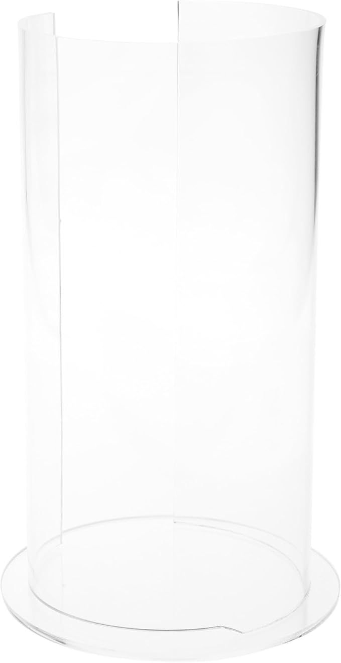 Plymor Clear Acrylic Vertical Headband or Scarf Display (Countertop), 12" H x 7" W x 7" D