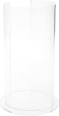 Plymor Clear Acrylic Vertical Headband or Scarf Display (Countertop), 12" H x 7" W x 7" D