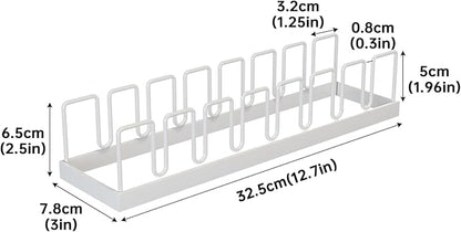2 Pack Hat Stand for Baseball Caps Display and Organizer, Hat Holder, No Install Hat Organizer for 14 Baseball Caps for Bedroom, Closet, Dresser (White, Normal)