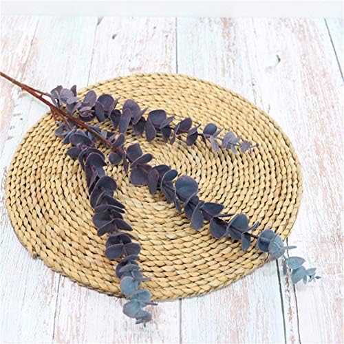 3 Pcs 31.5" Artificial Eucalyptus Leaves Spray for Vase Decor, Blue - Image 2