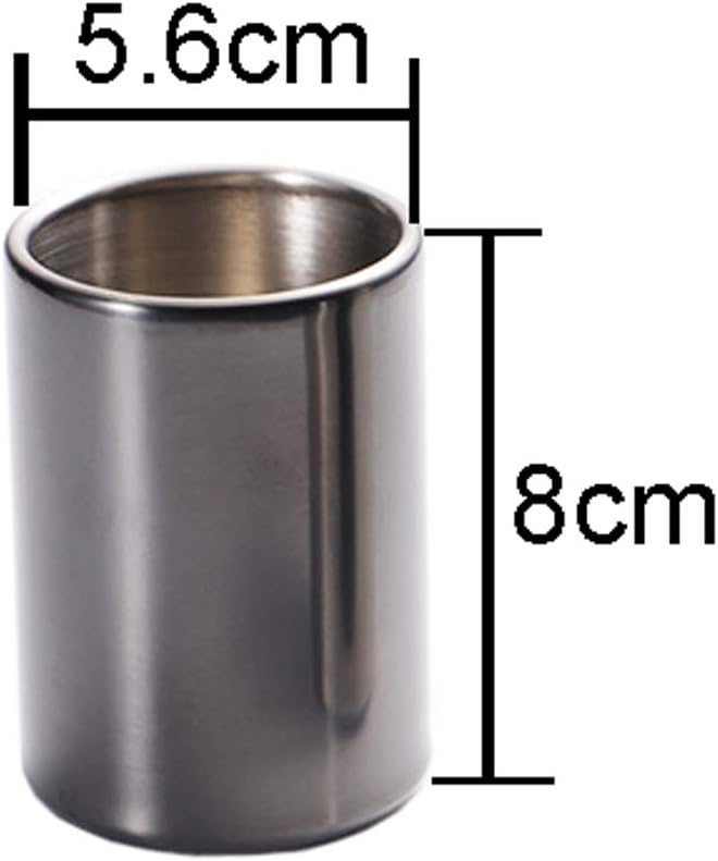 Lasenersm 1 Piece Stainless Steel Fruit Fork & Jar Holder - Black