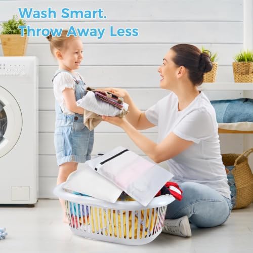 BAGAIL Laundry Bags Mesh Wash Bag for Intimates Lingerie and Delicates,6Pcs(3L,3M) - Image 3
