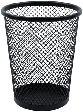 HSYMQ Desk Pencil Pen Holder, Wire Mesh Pen Cup Holder for Desk Organizer and Office Desk Accessories (1 Pack) by HSYMQ