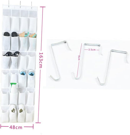 SOLUSTRE 24pcs Shoe Storage Bag Door Hanger Organizer Hanging Bag for Shoes Tidy Decor