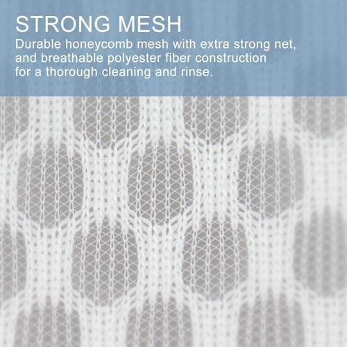 Mesh Laundry Bags for Delicates,Durable Zipper Wash Bags for Delicates, Lingerie, Bras, Underwear, Baby Clothes - Protect Garments in Washing Machine, 5-Piece Set (3 sizes) - Image 3