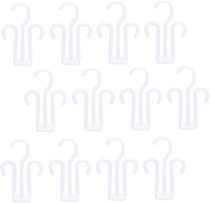 Veemoon 20pcs Hanging Shoe Racks Plastic Shoe Rack Storage Over Door Organizer for Slippers Drying for Home