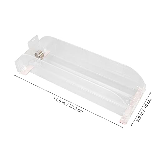 Gatuida Beverage Organizer for Fridge Adjustable Drink Pusher Rack Dispenser for Canned Beverages Slide Design for Easy Access and Visibility Freezer Pantry