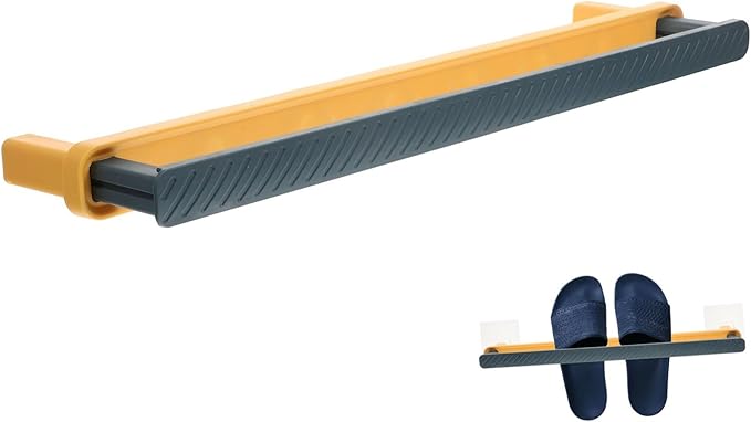 Wall-Mounted Telescopic Shoe Rack Organizer Hanging Wall Mount Shoe Holder Entryway Storage Corner Storage