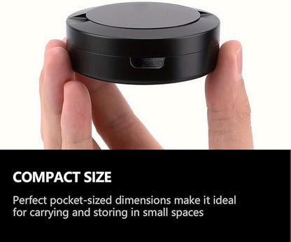 Portable Metal Can ZYN Box, Leak-Proof Design(black)