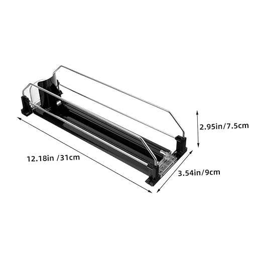 2pcs Fridge Soda Can Dispenser Automatic Pusher Drinks Organizer Simple Structure