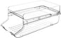 MAGICLULU Double Beverage Storage Box Fridge Organizer Drinks Bin Rolling Soda Can Dispenser for Refrigerator Pantry Can Holder