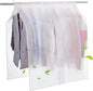 Clothing Rack Covers, Hanging Garment Bag Organizer Storage Cover,Clear Clothes Shoulder Rack Cover Suit Coat Dress Clothes Closet Storage Organizer Dustproof Protector,90 * 110cm