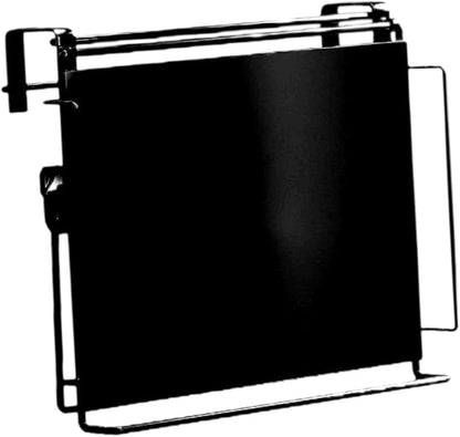 Kitchen Cabinet Door Hook Organizer Adjustable Portable Accessories Space Saving Countertop Organizer Shelf Rack for Balcony, Black