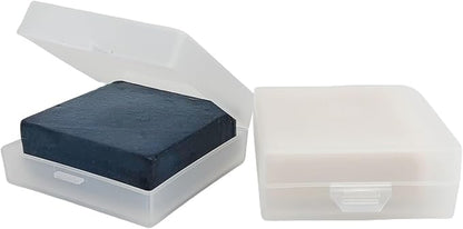 Bathroom Soap Dishes for Dr. Squatch Soap, Square Travel Soap Container with Lid, Portable Bar Soap Holder for Shower Soap Dish Box for Traveling Camping Outdoor Elimeta (2pack Matte Clear)