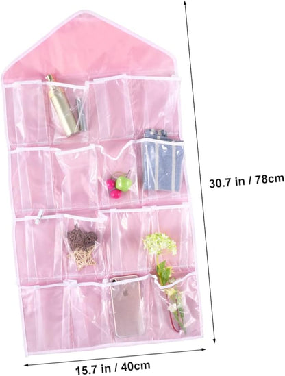 Mobestech Hanging Bag Organizer for Wardrobe Wall Pocket Organizer over Door Storage